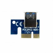 Mini PCI-E USB Molex Yükseltici Kart Bitcoin-Mining-Crypto thumbnail 2