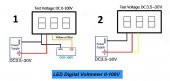 DC 0-100V 10A Digital Voltmetre Ampermetre DSN-VC288 - 8