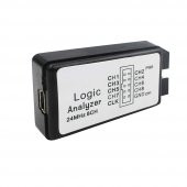 Usb Lojik Analizör - 24Mhz 8 Kanal - Spı I2C Uart Can Dmx512 Profesyonel Data İnceleme Debug Aracı - 4