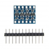 4 Kanal 2 Yönlü Lojik Seviye Dönüştürücü-5V 3.3V Sinyal Uygunlaştırıcı IIC I2C SPI UART Bi-Direction thumbnail 1