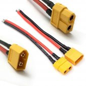 XT60 Kablo Çifti 10cm-LiPo Pil Batarya Bağlantı Kablosu thumbnail 1