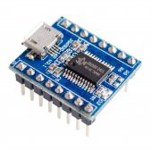 JQ6500 Mp3 Modülü-16Mbit Mini Ses Mp3 WMV 5 TuşluKontrol Microusb - 1