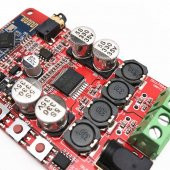TDA7492P 2x25W Bluetooth Alıcılı Ses Amfi Kırmızı - 6