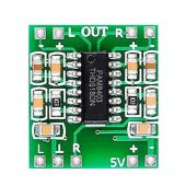 PAM8403 Mini Ses Yükseltici Class D 2x3w Amfi Kartı Stereo Dijital Amfilikatör Müzik Ses Yükseltici - 2