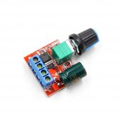 5A 35V Mini Dc Motor Pwm Potlu Hız Kontrol Devresi 90 Watt Açma Kapama Butonlu Ayarlanabilir Voltaj - 1