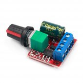 5A 35V Mini Dc Motor Pwm Potlu Hız Kontrol Devresi 90 Watt Açma Kapama Butonlu Ayarlanabilir Voltaj - 4