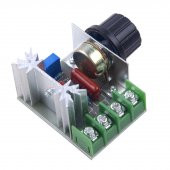 AC 220V 2000W Dimmer-Hız Kontrol Devresi-Voltaj Regülatörü-SCR Elektrikli Fırın Rezistans Su Isıtıcı thumbnail 3