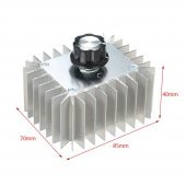 AC 220V 5000W Dimmer-Hız Kontrol Devresi-Voltaj Regülatörü-SCR Elektrikli Fırın Rezistans Su Isıtıcı thumbnail 7