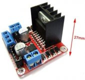 L298N Motor Sürücü Modül-Çift Motor-2 Kanal thumbnail 5