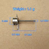 Micro Step Motor Uzun Mil 6X5,5Mm 2 Faz (Dikkat Çok Küçüktür ) - 1