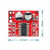 Mini L298N Motor Sürücü Modül-Hız Kontrollü - 5