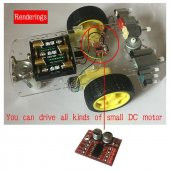 Mini L298N Motor Sürücü Modül-Hız Kontrollü - 8