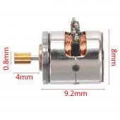 Micro Step Motor 8x9,2mm - DC 3V 0.5 A - 7