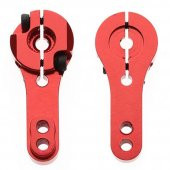 25T Metal Servo Kol-Kırmızı M3 RC Horn Arm - 2