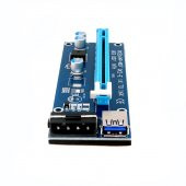 PCI Express to PCIe Adaptör Set USB 3.0 Riser Kartı 1x to 16x Mining-Bitcoin-Crypto - 3