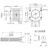 23Hs5628 Nema 23 Step Motor 12,6 Kg.Cm 1,8 Derece 2.8A - 8