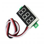 0.36 inch DC 4,2V-30V Dijital Voltmetre Kırmızı 3 Telli 0.36 DC 0-30V Voltaj Besleme Güç Kaynağı - 1