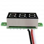 0.36 inch DC 4,2V-30V Dijital Voltmetre Kırmızı 3 Telli 0.36 DC 0-30V Voltaj Besleme Güç Kaynağı - 4