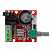 PAM8610 2x 10W Stereo Amplifikatör Modül  DC 6-15V Class D Amfi Devresi Ses Kontrol Potu thumbnail 4