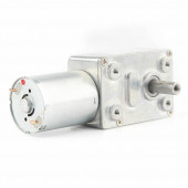 JGY370 DC 12V 5 Rpm Redüktörlü DC Motor 2 Yönde Dönme L Tip 26kg.cm Yüksek Tork Metal Dişli thumbnail 3