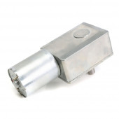 JGY370 DC 12V 5 Rpm Redüktörlü DC Motor 2 Yönde Dönme L Tip 26kg.cm Yüksek Tork Metal Dişli thumbnail 4