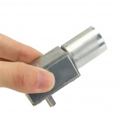 JGY370 DC 12V 60 Rpm Redüktörlü DC Motor 2 Yönde Dönme L Tip 1kg.cm Yüksek Tork Metal Dişli - 2