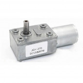 JGY370 DC 12V 90 Rpm Redüktörlü DC Motor 2 Yönde Dönme L Tip 0.5kg.cm Yüksek Tork Metal Dişli - 1