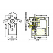 EMAX ES08MA II 12gr Analog Servo Motor Mini Metal Dişli 1.8kgcm Tork RC Uçak Drone Robot Kol - 9