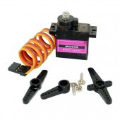 5V Mg90S Metal Dişli Servo Motor 180 Derece Dişli Kol Seti 2Kg/Cm thumbnail 2