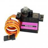 5V Mg90S Metal Dişli Servo Motor 180 Derece Dişli Kol Seti 2Kg/Cm thumbnail 4