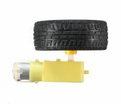 Robot Tekerlek Motoru TT Motor Redüktörlü Mecanum Uyumlu thumbnail 3