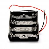 18650 4lü Pil Kutusu Seri 4 yuva 14.8V Seri Lityum Lion Batarya Yuvası Mobil Güç Kaynağı 15cm Kablo thumbnail 4