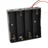 18650 4lü Pil Kutusu Seri 4 yuva 14.8V Seri Lityum Lion Batarya Yuvası Mobil Güç Kaynağı 15cm Kablo thumbnail 6