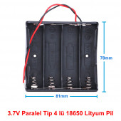 18650 Pil Yuvası 4lü Paralel - 2