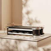 SUNTEC Raclette RAC-8151 Flex 8 metal/metal [8 kişi için, 2x ızgara plakası - 4