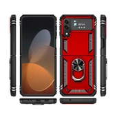 Galaxy Z Flip 4 Kılıf Zore Vega Yüzüklü Standlı Zırh Kılıf thumbnail 7