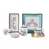KORKMAZ A8584 LİNK COLL.28 P KAHVALTI TAKIMI(KARE) - 1
