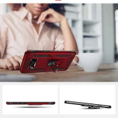 Galaxy S8 Plus Kılıf Zore Vega Yüzüklü Standlı Zırh Kılıf thumbnail 9