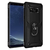 Galaxy S8 Plus Kılıf Zore Vega Yüzüklü Standlı Zırh Kılıf thumbnail 2