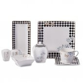KORKMAZ A8573 LİNK COLL.28 P KAHVALTI TAKIMI(KARE) - 1
