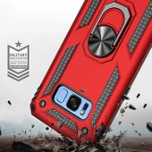 Galaxy S8 Kılıf Zore Vega Yüzüklü Standlı Zırh Kılıf thumbnail 12