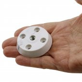 Mobilya Masa Sehpa Ayağı Aparatı Düz Ayak Tabanı Beyaz (10 ADET) - 3