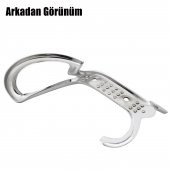 Portmanto Vestiyer Duvar Askısı Metal Dolap Elbise Askılığı Krom - 5