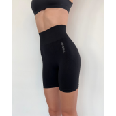 Fitinsane Seamless Toparlayıcı Siyah Kısa Spor Tayt - 2