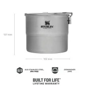 Stanley Adventure Paslanmaz Çelik İki Kişilik Pişirme Seti - 3