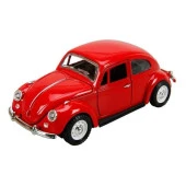 Nostaljik Araba Çek-Bırak Model Nostaljik Kırmızı Otomobil - 1