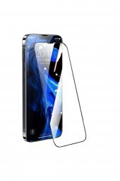 Apple iPhone 14 Uyumlu Tam Kaplayan 5d Ekran Koruyucu Cam Black Logis - 2