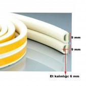 Kapı Pencere Bandı Fitili Yapışkanlı Beyaz Soğuk İzolasyon Bant 38x2=76 METRE - 3