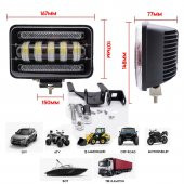NKT GROUP Beyaz Angel Adaptif Angel Offroad Led Lamba Drl - 3