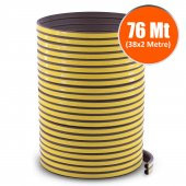 Kapı Pencere Bandı Fitili Yapışkanlı Kahverengi Soğuk İzolasyon Bant 38x2=76 METRE - 1